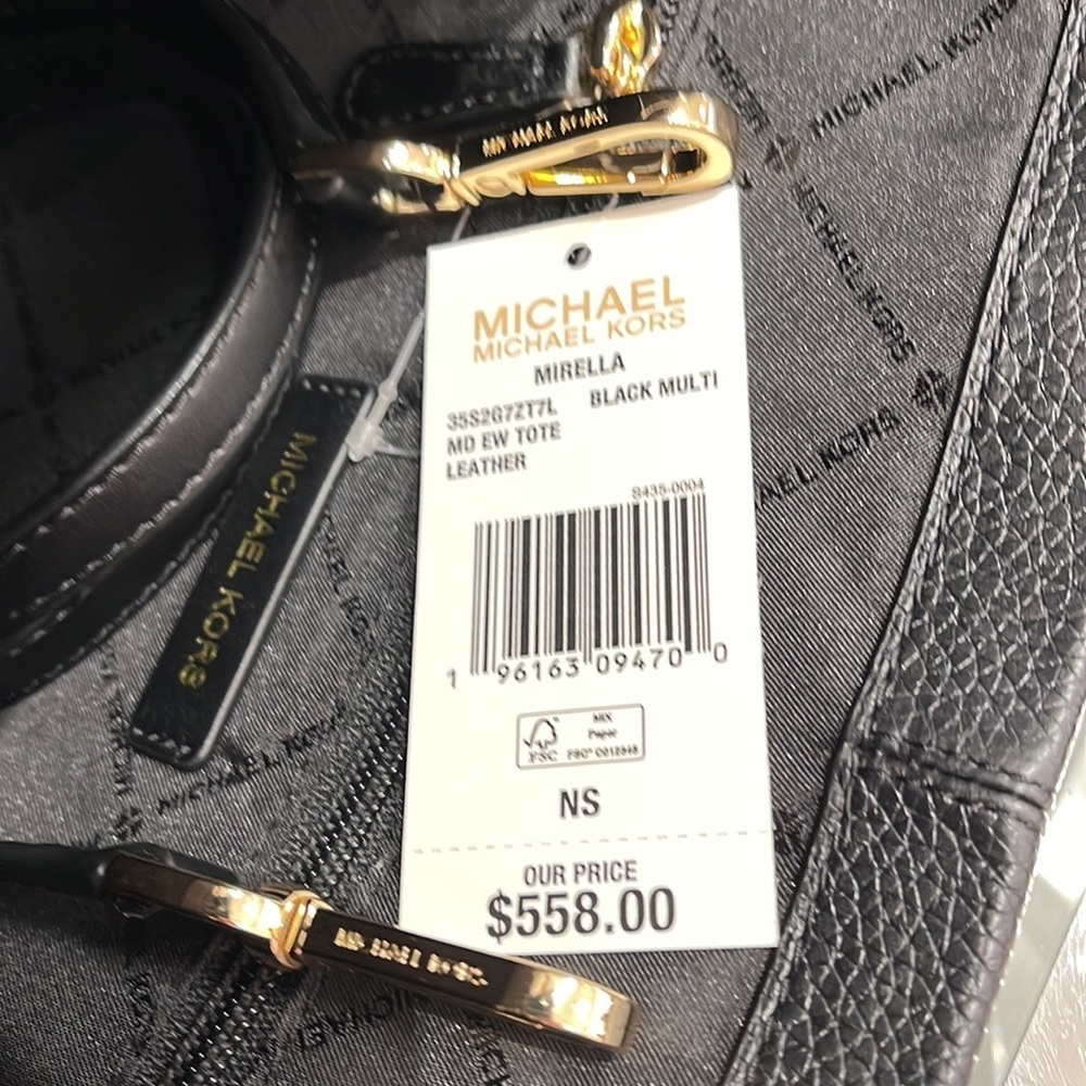 Michael Kors Medium Mirella 35S2G7ZT7L Tote Bag
Black Multi
NWT - Picture 12 of 16